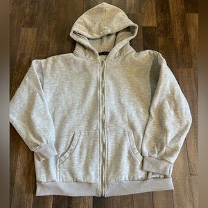 EFAN Zip up Gray Hoodie
